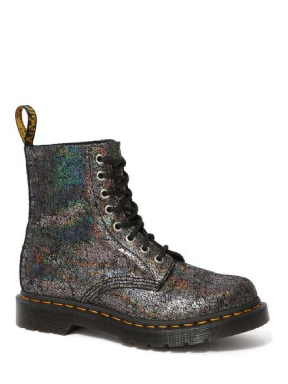 Dr. Martens 1460 Pascal Iridescent Crackle Boots size 8